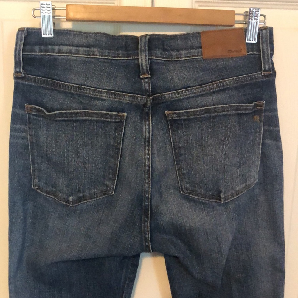 MADEWELL 9" High Rise Skinny Distressed Raw Hem Jeans Size 29 - Picture 6 of 11